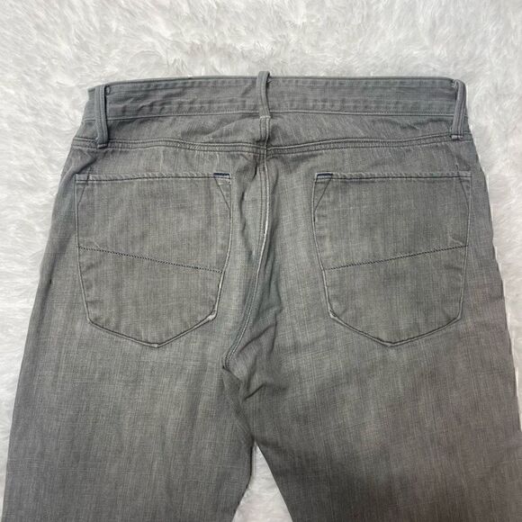 Banana Republic Mens Vintage Straight Jeans 31 x 32 Grey Distressed - Picture 11 of 11